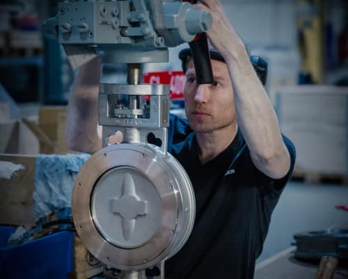 Scorpio valve. DOUBLE ECCENTRIC HIGH PERFORMANCE BUTTERFLY VALVE
