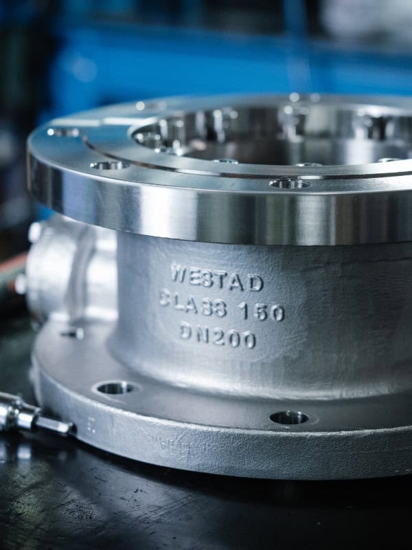 Westad valve in manufacture